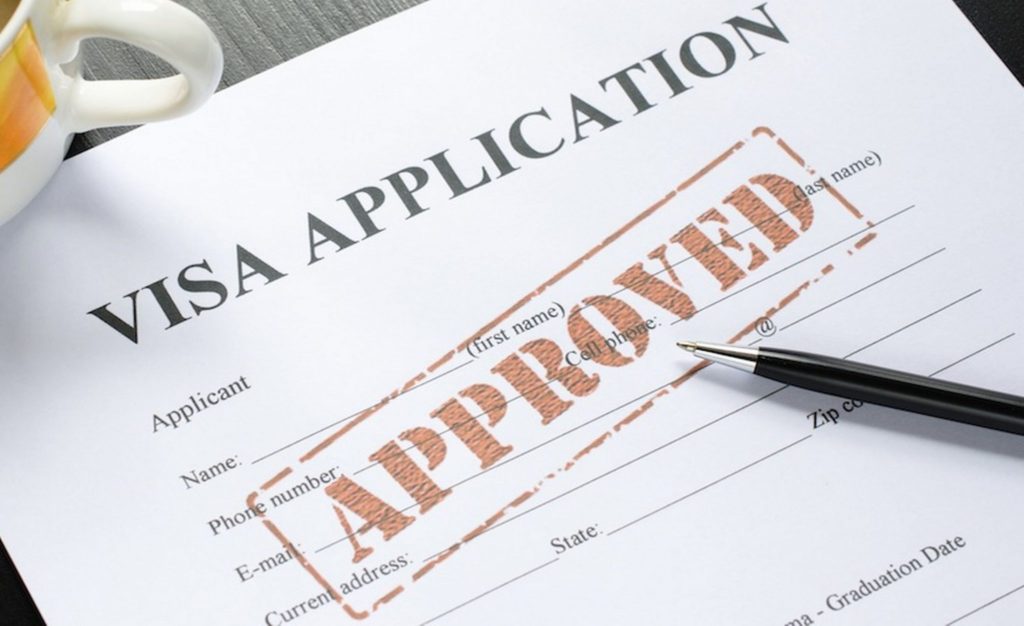 Visa application in Thailand